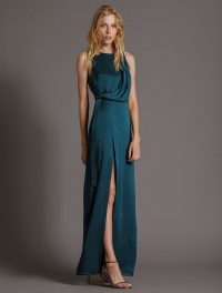 Draped Satin Gown - Image 3