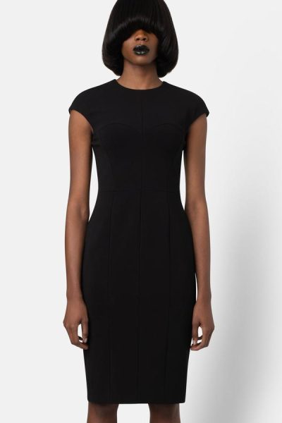 Black Super Matte Dress sz 4 - Image 4