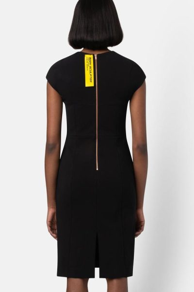 Black Super Matte Dress sz 4 - Image 3