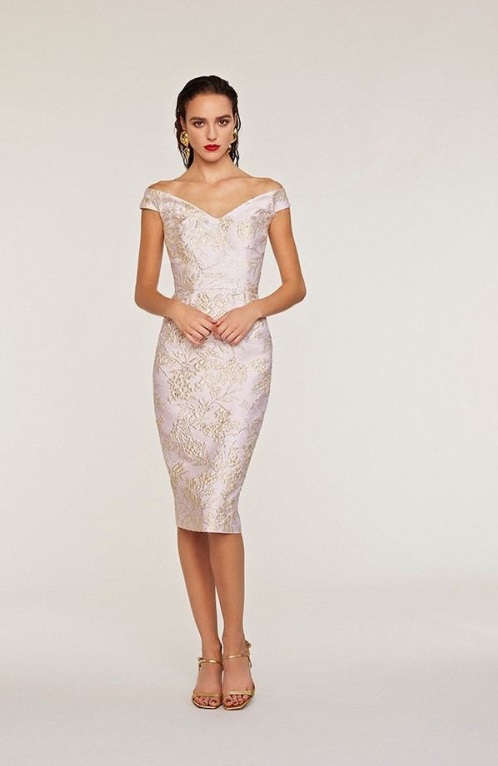 Brocade shop cocktail dress