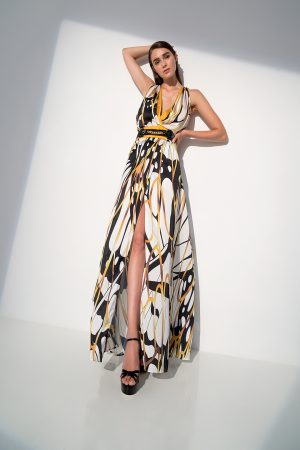 Hailey Printed Gown - size 2