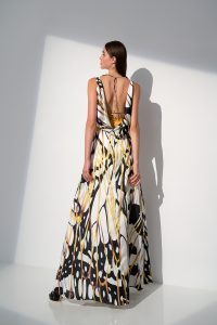 Hailey Printed Gown - size 2 - Image 3