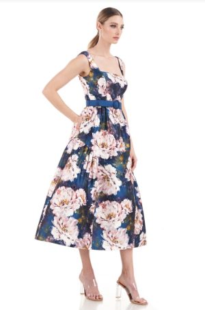 Lydia Tea Length Dress - Image 3