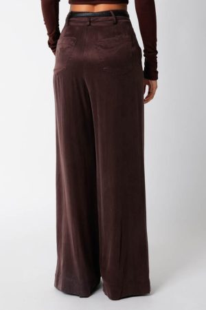 Alexi Wide Leg Pant ash brown small - Image 2