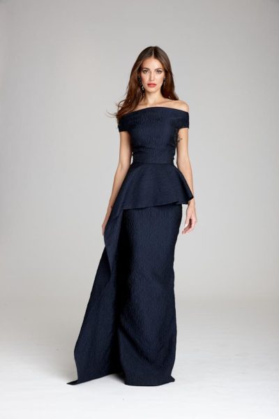 Dennise Peplum Gown sz 16 - Image 3