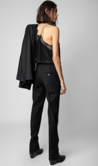 Prune Slit Pants - size 38 - Image 4