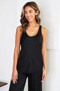 Esme Black top Tank