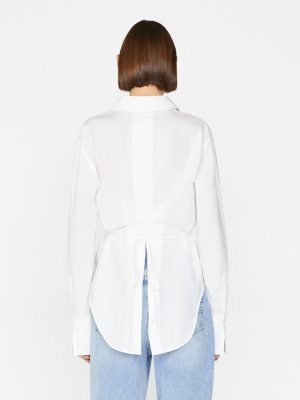 Slit Back Waist Tie Shirt - MEDIUM - Image 3