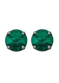 Emerald Rivoli Studs