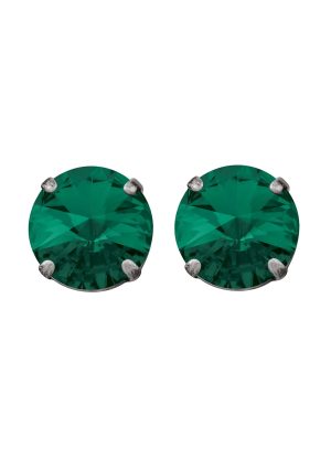 Emerald Rivoli Studs