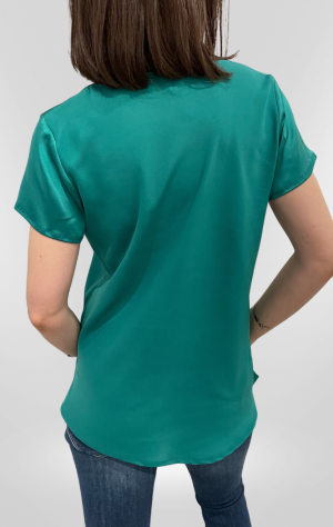 Veronica Shirt in Forest Green - Image 2