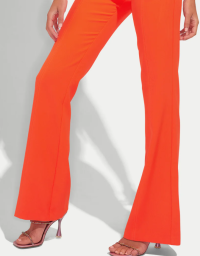 Lucca Crepe Pant in Papaya - Image 2