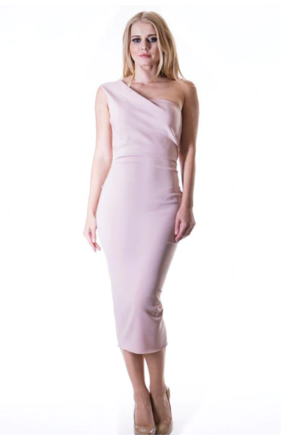 Odessa Short Dress in Dusty Rose - 8