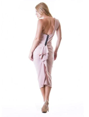 Odessa Short Dress in Dusty Rose - 8 - Image 2