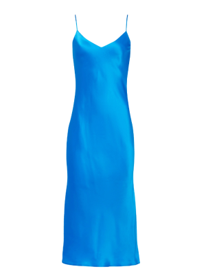 Seridie Slip Dress in Neon Blue - Image 5