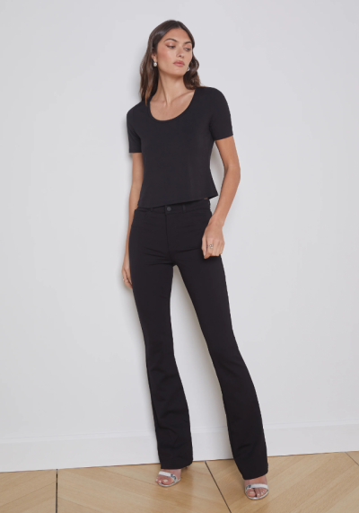 Selma Baby Boot Pant in black