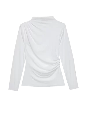 Charlotte Gathered Top in White - Image 4