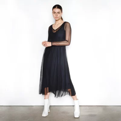 Yadou Dress in Black SZ 14