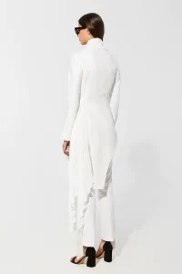 Peggy tuxedo jacket in off white - Image 3