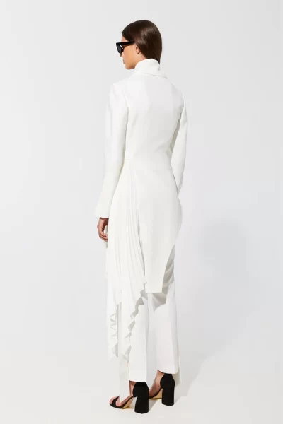 Peggy tuxedo jacket in off white - Small - Image 3