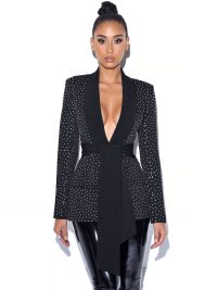 Visionary Crystal Blazer Jacket