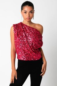 Veria Sequins Top - SIZE SMALL