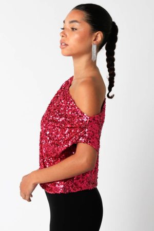 Veria Sequins Top - SIZE SMALL - Image 2