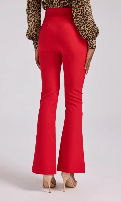 Lucca Crepe Pant in Rouge - sz 8 - Image 3