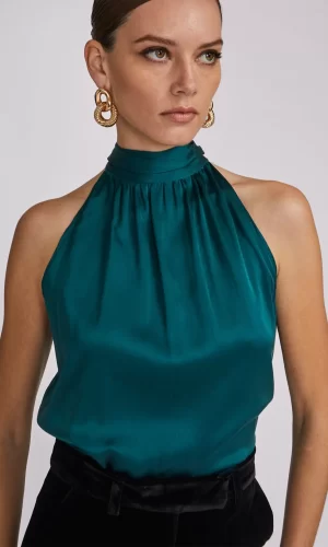 NOEMI HALTER BLOUSE large - Image 3