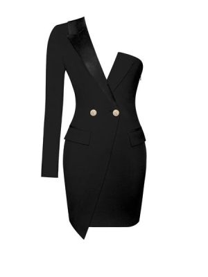 Keep Up Tuxedo Dress - xs - Image 3