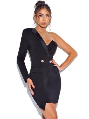 Keep Up Tuxedo Dress - xs - Image 7