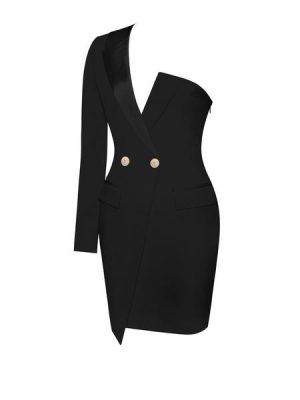 Keep Up Tuxedo Dress - xs - Image 2