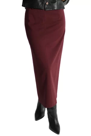 Sola Skirt in Burgundy-