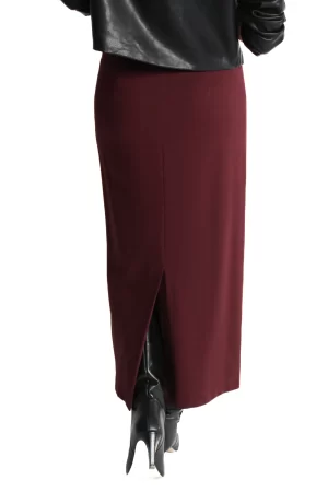 Sola Skirt in Burgundy- - Image 4