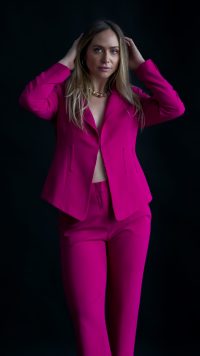 Chloe Blazer in fuschia - Image 7