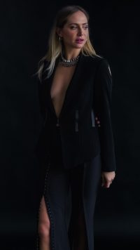 Chloe Blazer is black