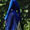 Peggy Royal Blue Tuxedo Jacket - Image 6