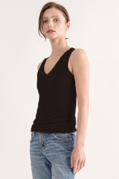 Frannie Tank in Black - S