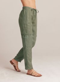 Waverly Drawstring pant in army moss - XS - Image 3