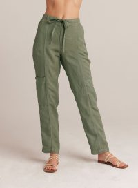 Waverly Drawstring pant in army moss - XS - Image 4