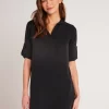 A-Line Shirt Dress in vintage black - XL