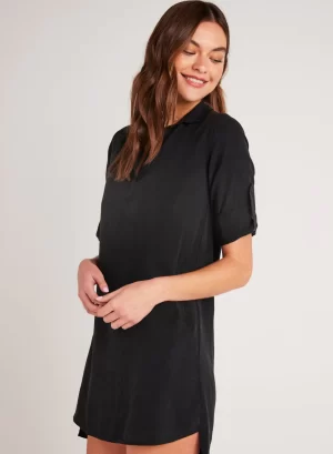 A-Line Shirt Dress in vintage black - XL - Image 2