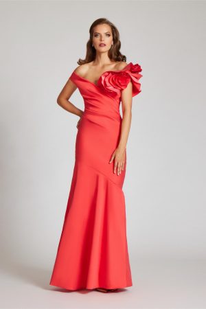 Kimmie Gown in tangerine