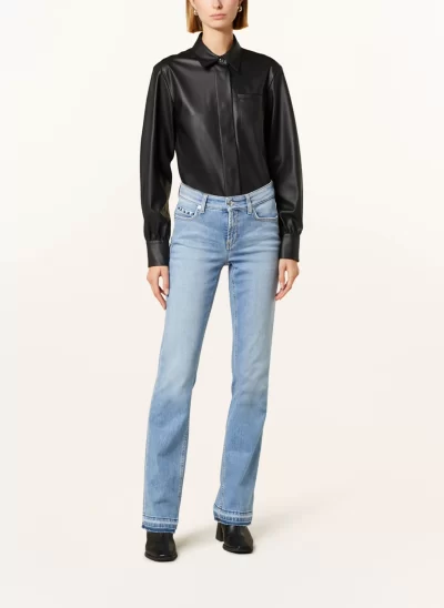 PARIS flared pant in light used - sz 2