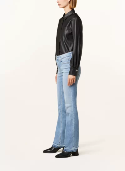 PARIS flared pant in light used - sz 2 - Image 3