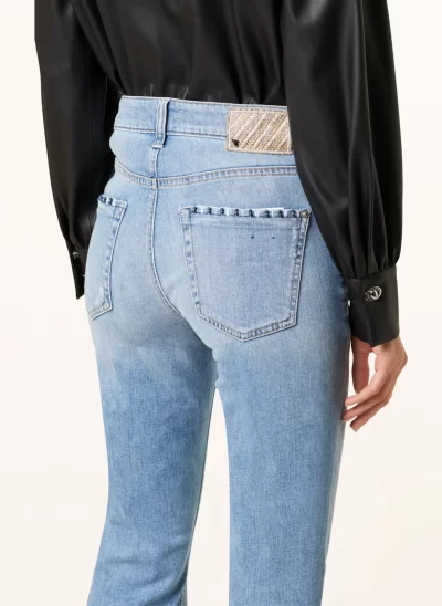 PARIS flared pant in light used - sz 2 - Image 4