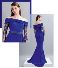 Layina Crepe Gown - Image 2