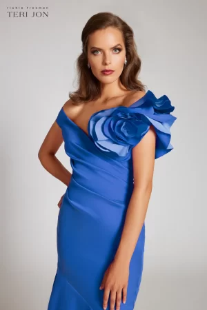 kimmie gown in ocean blue - Image 2