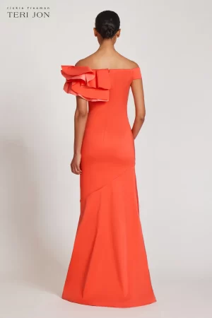 Kimmie Gown in tangerine - Image 4