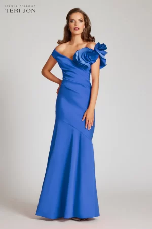 kimmie gown in ocean blue